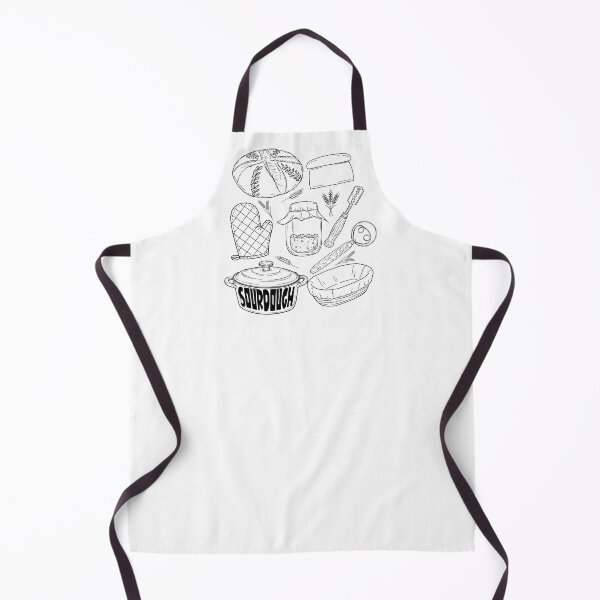 Item preview, Sourdough Essentials Graphic – Artisan Bread Maker Design (white) designed and sold by bruise+blush.