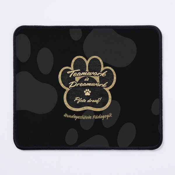 Item preview, Essentials for Human-Dog Teams I | Teamwork is Dreamwork | Gold Design | by CraazyCrazyArt designed and sold by CraazyCrazyArt.