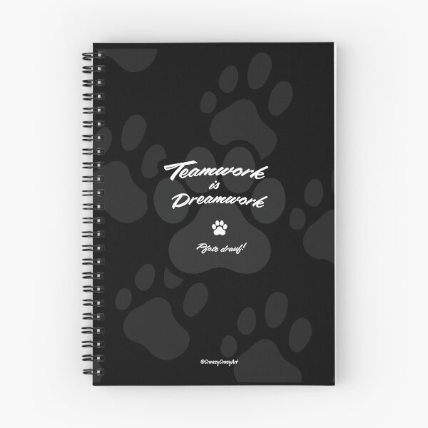 Item preview, Essentials for Human-Dog Teams I | Teamwork is Dreamwork | Gold Design | by CraazyCrazyArt designed and sold by CraazyCrazyArt.