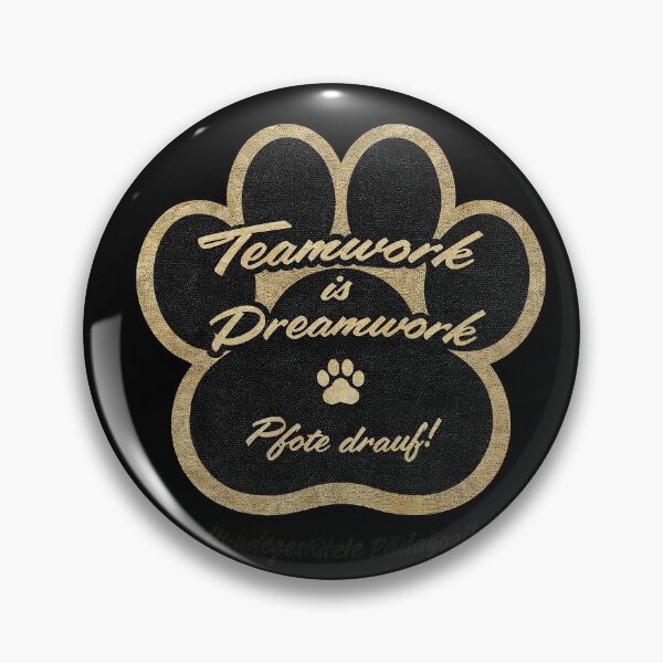 Item preview, Essentials for Human-Dog Teams I | Teamwork is Dreamwork | Gold Design | by CraazyCrazyArt designed and sold by CraazyCrazyArt.
