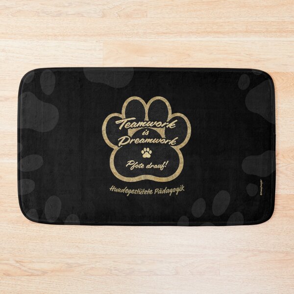 Item preview, Essentials for Human-Dog Teams I | Teamwork is Dreamwork | Gold Design | by CraazyCrazyArt designed and sold by CraazyCrazyArt.