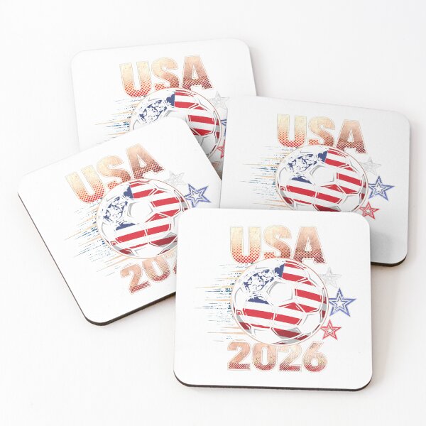 Item preview, USA Soccer with Red White Blue Stars 2026 Cup T-Shirt_83834283 designed and sold by SubStudio97.