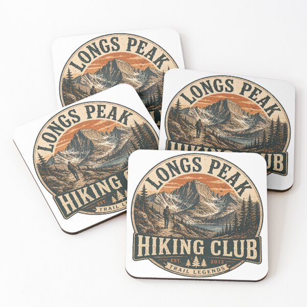 Item preview, Longs Peak Hiking Club Shirt, Rocky Mountain Trail Tee, Colorado Hiking Shirt, Mountain Adventure Tee, Outdoor Club T-Shirt designed and sold by Arjay Graphic Design.
