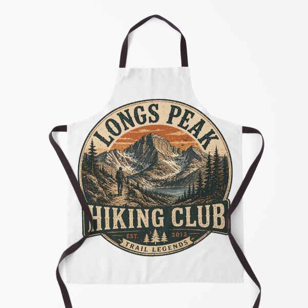 Item preview, Longs Peak Hiking Club Shirt, Rocky Mountain Trail Tee, Colorado Hiking Shirt, Mountain Adventure Tee, Outdoor Club T-Shirt designed and sold by Arjay Graphic Design.