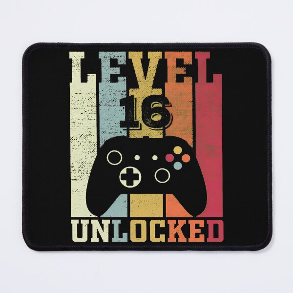 Item preview, Level 16 Unlocked Vintage Gamer Birthday T-Shirt designed and sold by OlyvieArt.