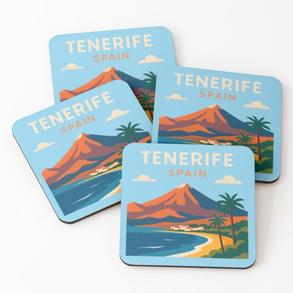 Item preview, Tenerife Spain – Volcanic Landscape & Coastal Paradise Sticker designed and sold by Yasmine Mohammed.