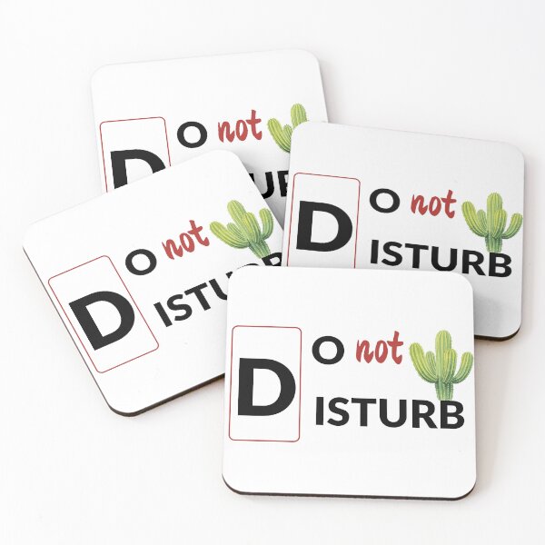 Item preview,  Do Not Disturb Cactus T-shirts, stickers etc., designed and sold by Chimmyxkookies.