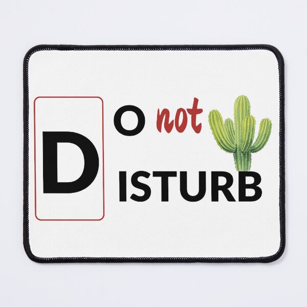Item preview, Do Not Disturb Cactus T-shirts, stickers etc., designed and sold by Chimmyxkookies.