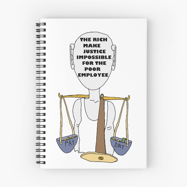 Item preview, The Rich Make Justice Impossible For The Poor Employee designed and sold by Shooz34.