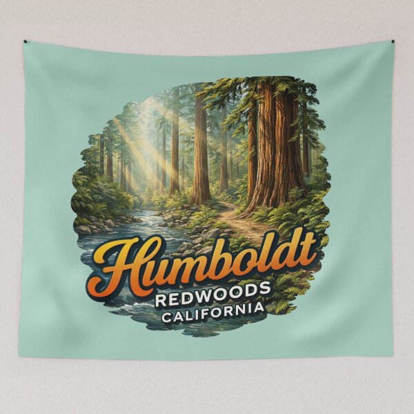 Item preview, Humboldt, Redwoods California - Giant Redwood Forest designed and sold by Myra365Art.