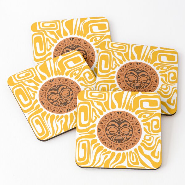 Item preview, Aztec Sun Deity Tribal Art designed and sold by inznap.