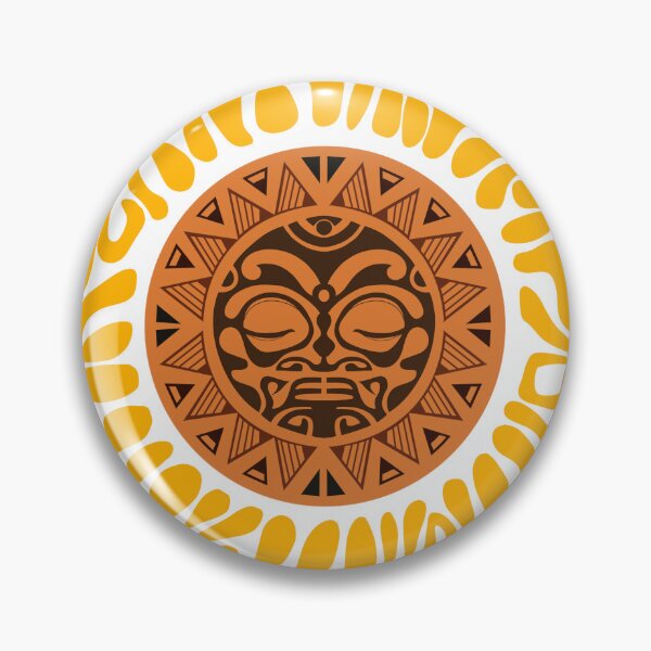 Item preview, Aztec Sun Deity Tribal Art designed and sold by inznap.