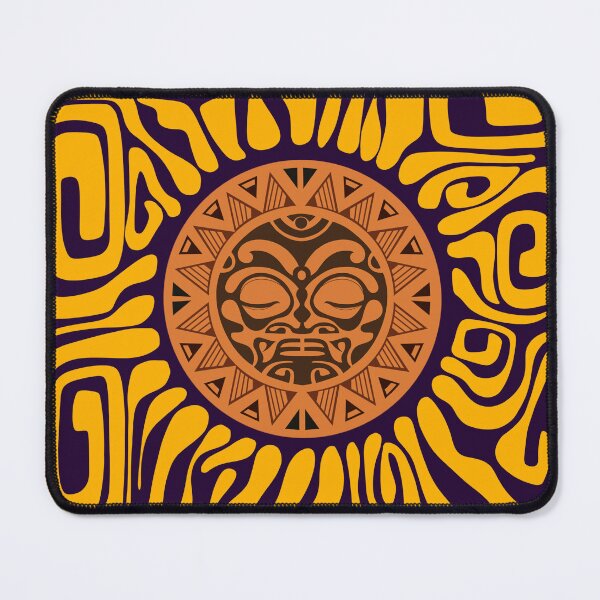 Item preview, Aztec Sun Deity Tribal Art designed and sold by inznap.