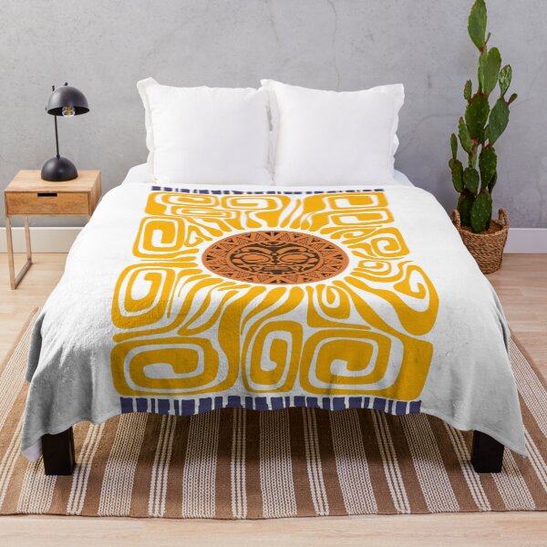 Item preview, Aztec Sun Deity Tribal Art designed and sold by inznap.