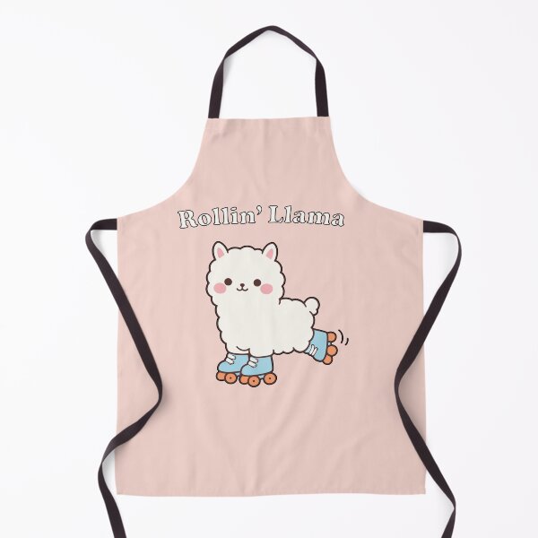 Item preview, Rollin' Llama Cute Fluffy Llama on Roller Skates Kawaii Animal Lover Gift designed and sold by Owcomm.