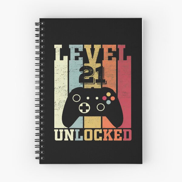 Item preview, Level 21 Unlocked Vintage Gamer Birthday T-Shirt designed and sold by OlyvieArt.