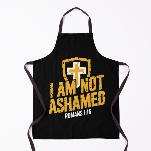 Item preview, I Am Not Ashamed - Romans 1:16 Christian Faith Based Graphic Tee designed and sold by ForgedByFaith.