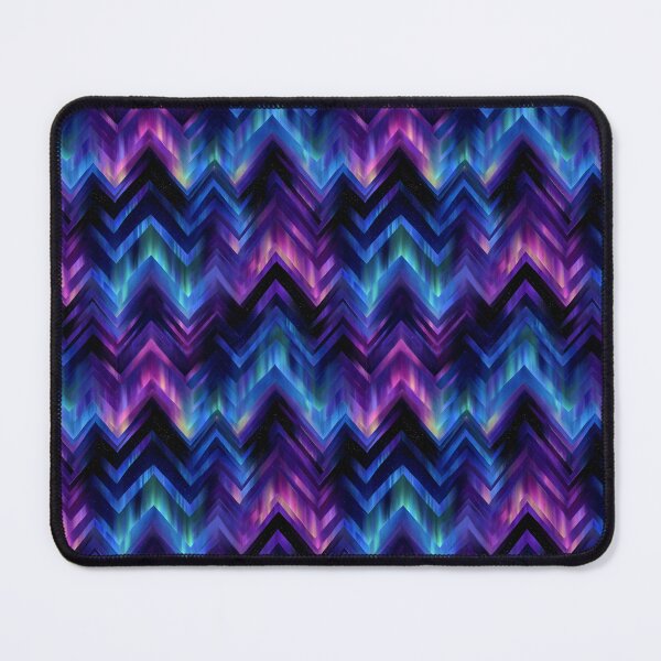 Item preview, Vibrant Aurora Chevron Zigzag Cosmic Pattern designed and sold by NicolasGlowArt.