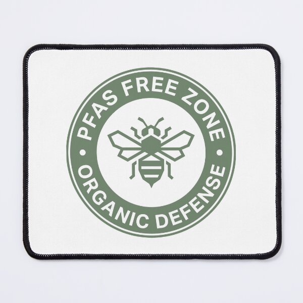 Item preview, Organic Defense Bee Sustainable Eco Badge designed and sold by SplashTastic.