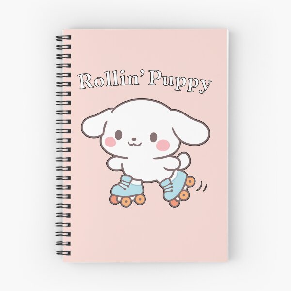 Item preview, Rollin' Puppy Cute White Dog on Roller Skates Kawaii Illustration designed and sold by Owcomm.