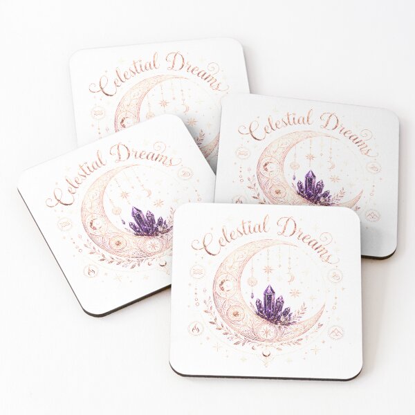 Item preview, Celestial Dreams Moon Crystals designed and sold by chattsuede.