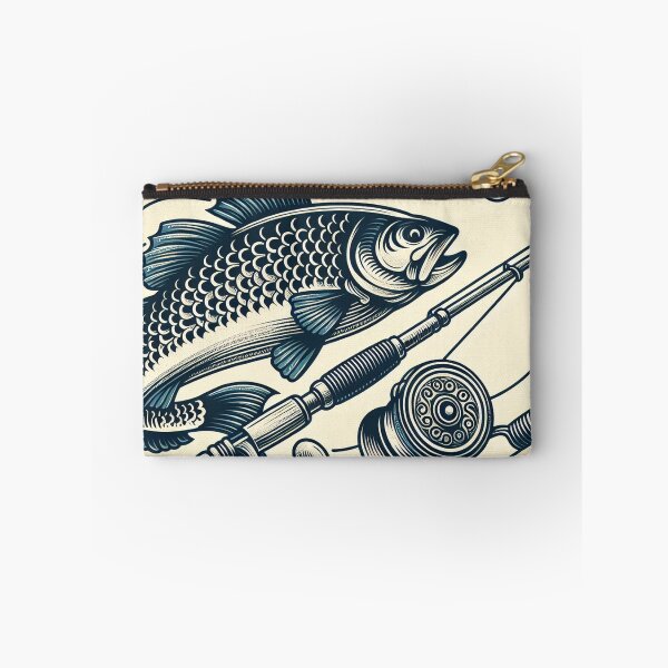 Aperçu de l'œuvre Poisson Qui Peche Fishing Fish Humor Irony créée et vendue par JumpDesignCoFR.
