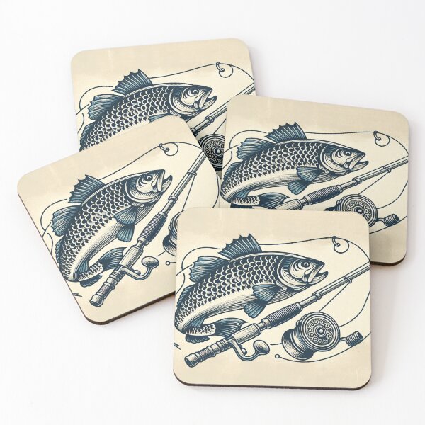 Item preview, Poisson Qui Peche Fishing Fish Humor Irony designed and sold by JumpDesignCoFR.