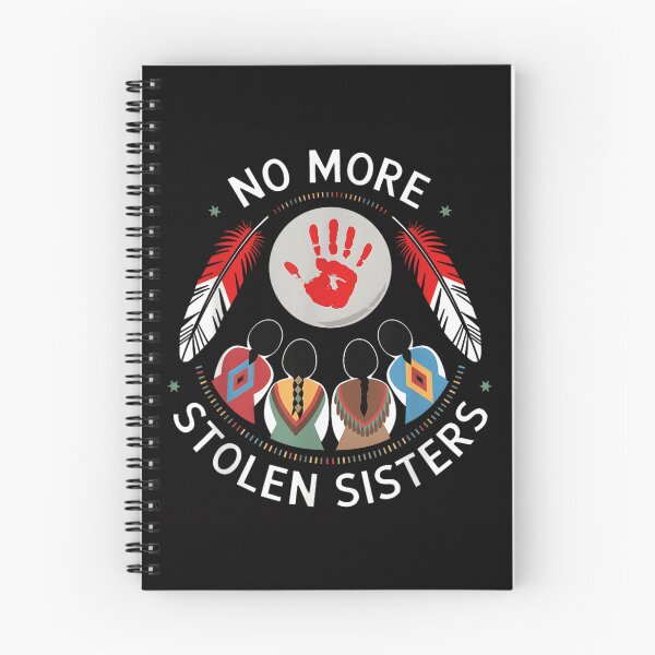 Item preview, No More Stolen Sisters MMIW Circle Symbol Red Hand Print Indigenous Solidarity designed and sold by stellarofsea.