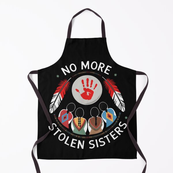 Item preview, No More Stolen Sisters MMIW Circle Symbol Red Hand Print Indigenous Solidarity designed and sold by stellarofsea.
