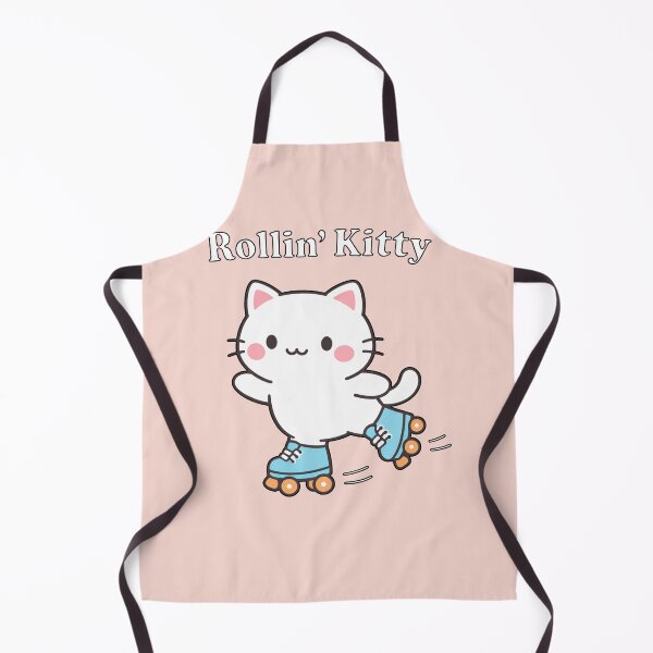 Item preview, Rollin' Kitty Cute Cat on Roller Skates Kawaii Style designed and sold by Owcomm.