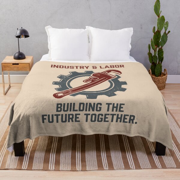 Item preview, Vintage Industrial Labor Union Worker Poster designed and sold by SplashTastic.