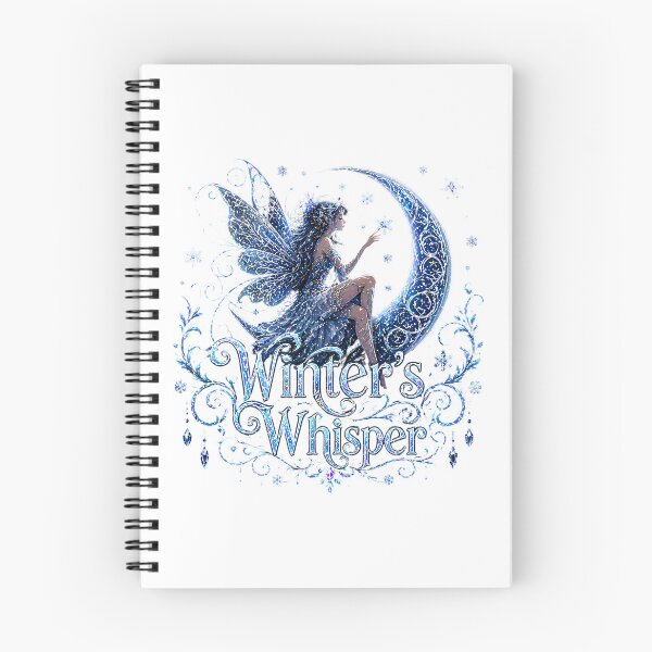 Item preview, Winter's Whisper Fairy Moon Snowflake Fantasy designed and sold by chattsuede.