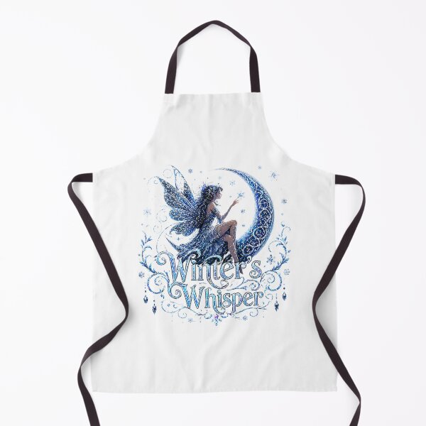 Item preview, Winter's Whisper Fairy Moon Snowflake Fantasy designed and sold by chattsuede.