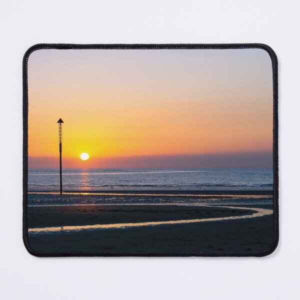 Item preview, Sentinel 1, Sunset, evocative orange and blue to ultramarine beach scene, various options designed and sold by RKD-Creative.