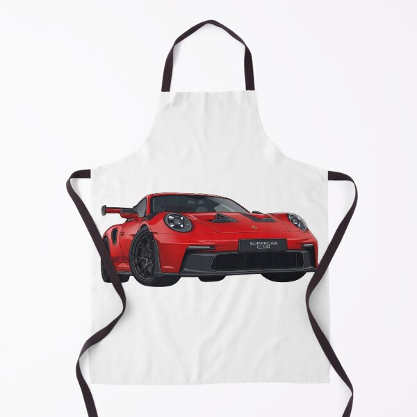Item preview, Red Track Performance Sports Car Top Down Front View Vector Art – Minimal Automotive Illustration designed and sold by NikksGarage.