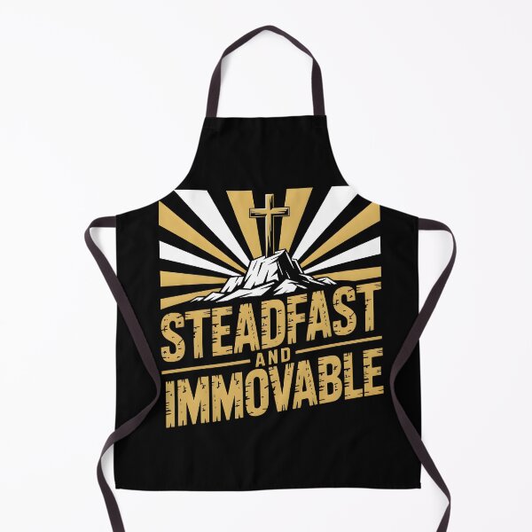 Item preview, Steadfast and Immovable - Christian Strength Faith Based Graphic Tee designed and sold by ForgedByFaith.