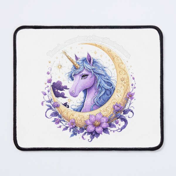 Item preview, Whimsical Unicorn Roaming Love Fantasy Moon designed and sold by chattsuede.