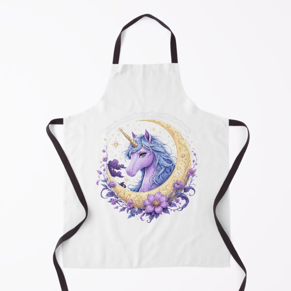 Item preview, Whimsical Unicorn Roaming Love Fantasy Moon designed and sold by chattsuede.