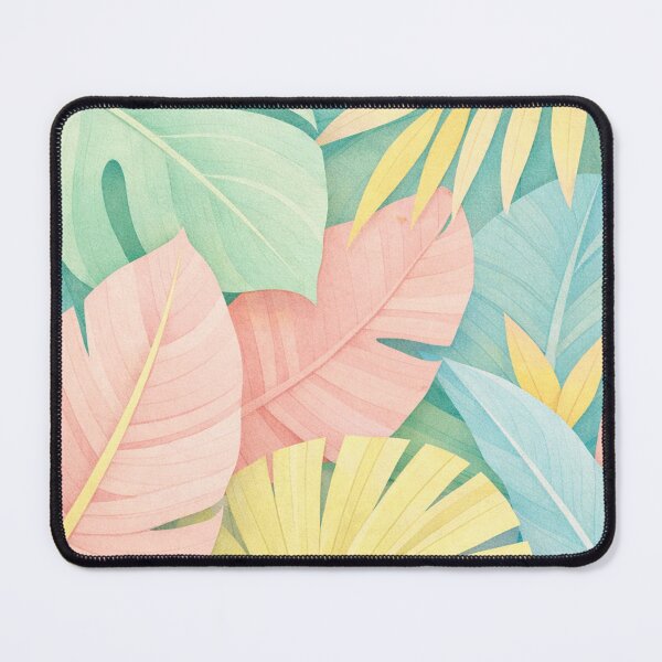 Item preview, Pastel Tropical Leaves Botanical Illustration Nature designed and sold by Owcomm.