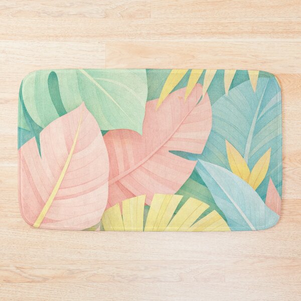 Item preview, Pastel Tropical Leaves Botanical Illustration Nature designed and sold by Owcomm.
