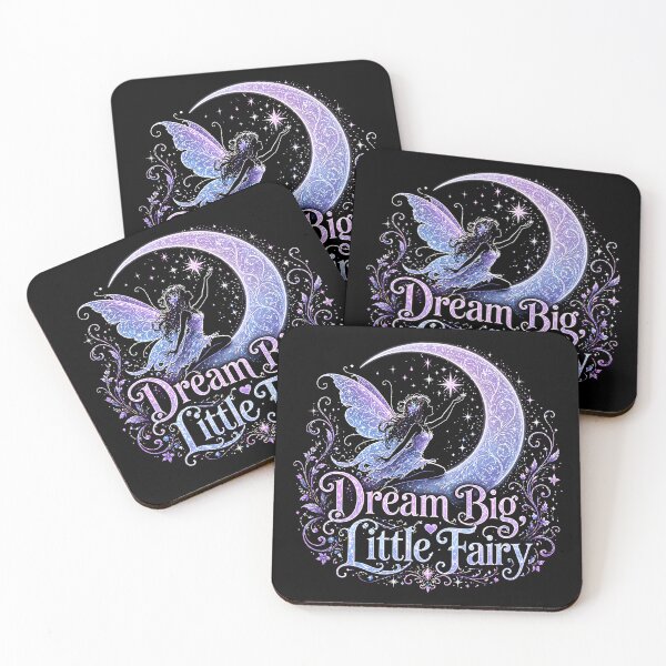 Item preview, Dream Big Little Fairy Moon Whimsical Star designed and sold by chattsuede.