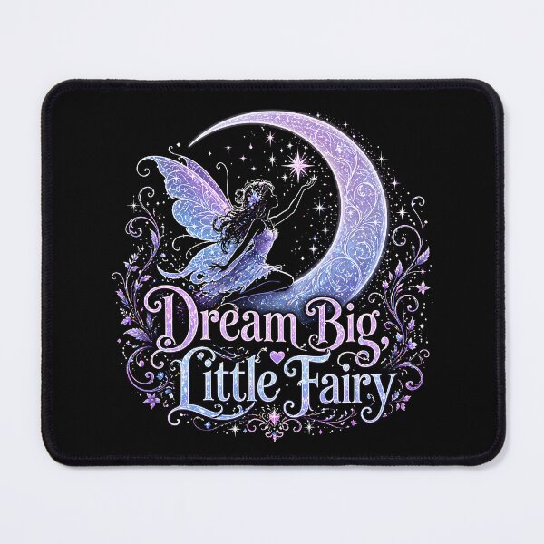 Item preview, Dream Big Little Fairy Moon Whimsical Star designed and sold by chattsuede.