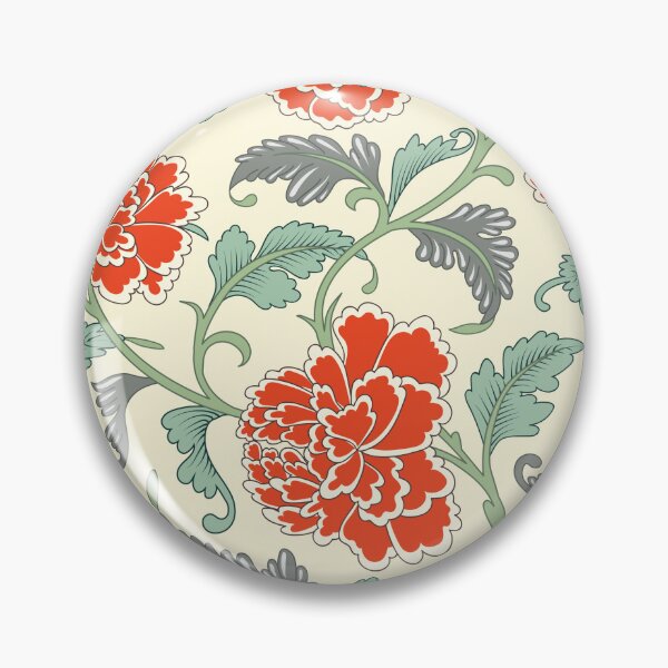 Item preview, Floral art red and teal designed and sold by Heaven1111.