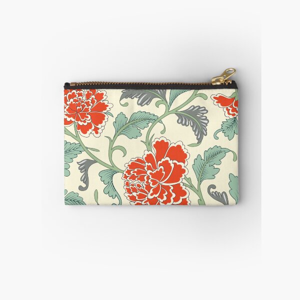 Item preview, Floral art red and teal designed and sold by Heaven1111.