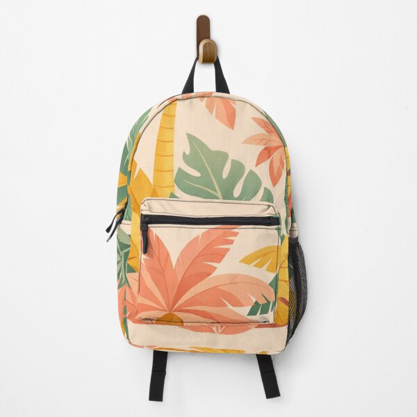 Item preview, Tropical Palm Trees and Monstera Leaves Boho Pastel Illustration designed and sold by Owcomm.