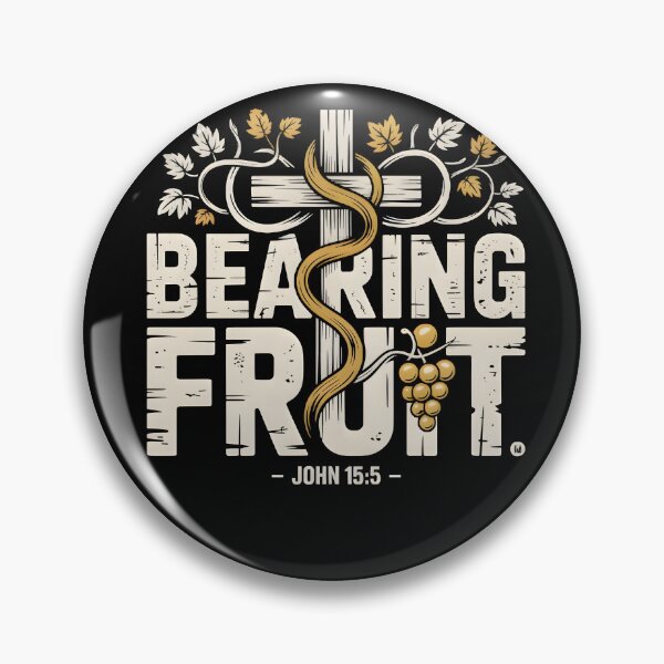 Item preview, Bearing Fruit - John 15:5 Christian Faith Based Graphic Tee designed and sold by ForgedByFaith.