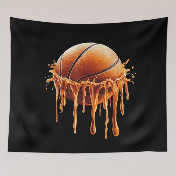 Item preview, Cool Dripping Basketball Liquid Splash Urban Streetwear Style Sports Graphic Illustration designed and sold by playrify.