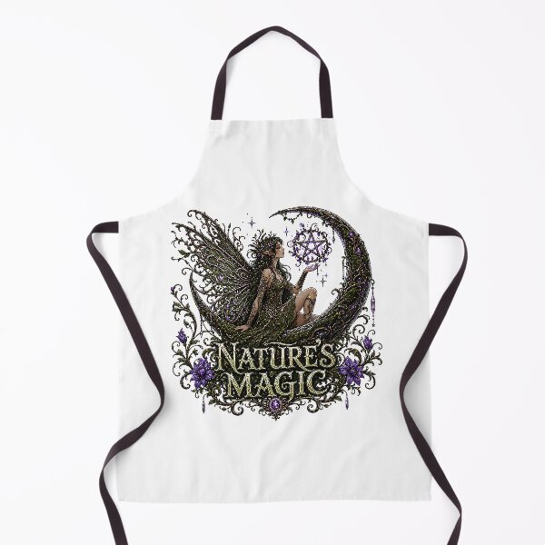 Item preview, Nature's Magic Fairy Pentagram Mystical Moon designed and sold by chattsuede.