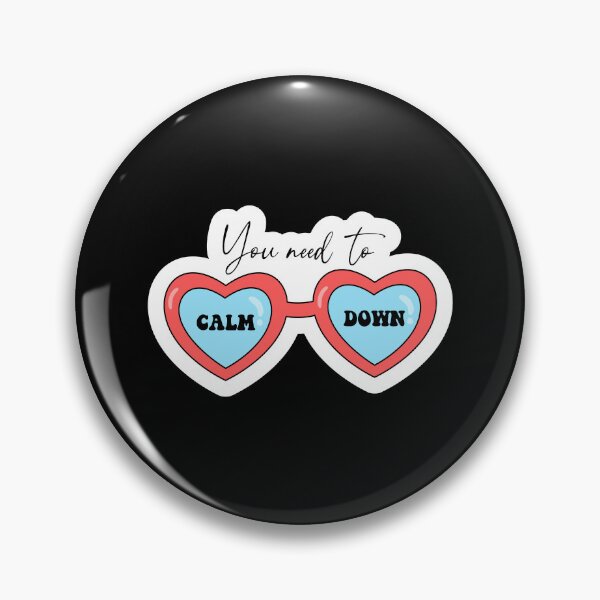 Item preview, You Need To Calm Down Hearts Glasses designed and sold by taytaymerchuk.