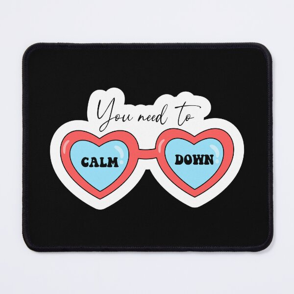 Item preview, You Need To Calm Down Hearts Glasses designed and sold by taytaymerchuk.